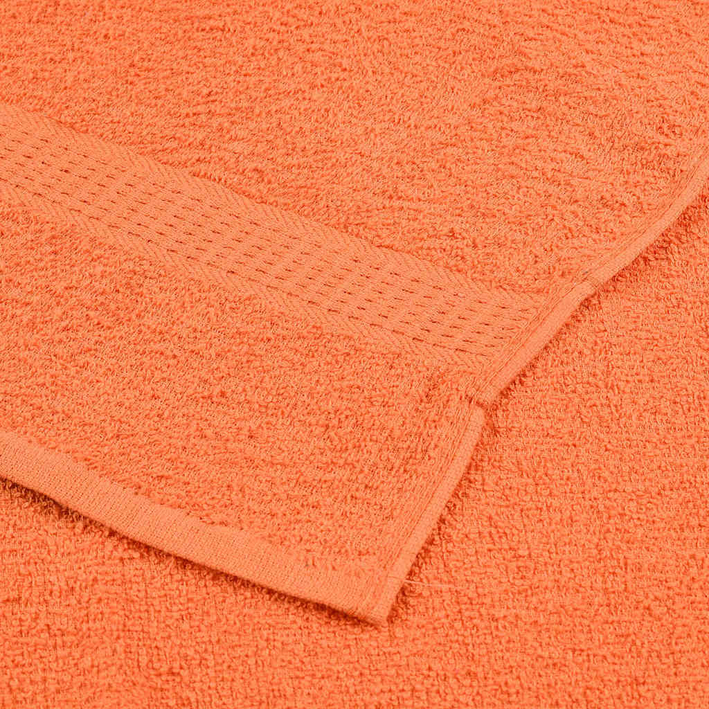 Saunahanddoeken 2 st 80x200 cm 360 g/m² 100% katoen oranje