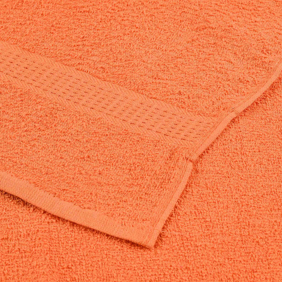 Saunahanddoeken 2 st 80x200 cm 360 g/m² 100% katoen oranje