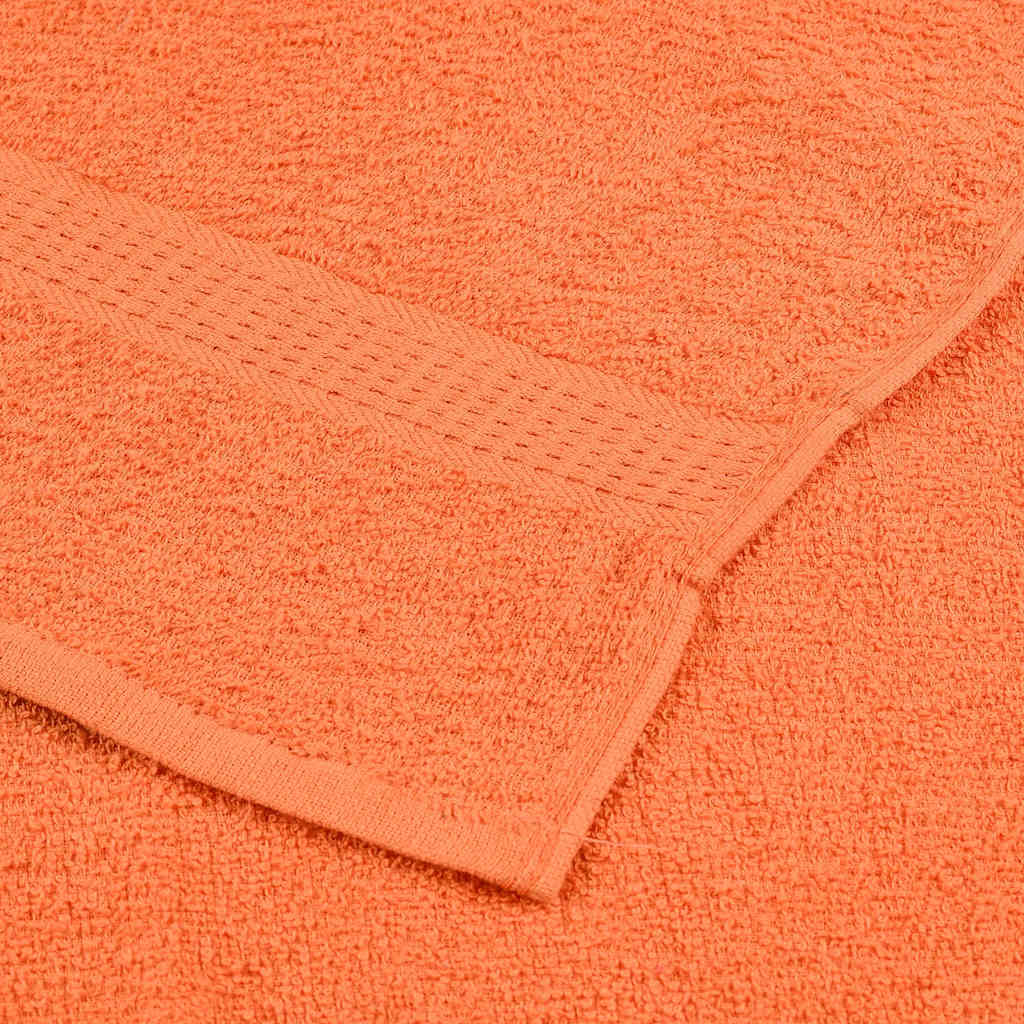 Saunahanddoeken 4 st 80x200 cm 360 g/m² 100% katoen oranje