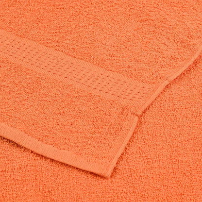 Saunahanddoeken 4 st 80x200 cm 360 g/m² 100% katoen oranje