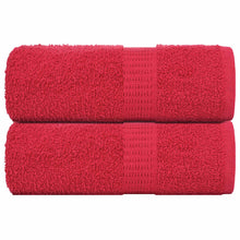 Gastendoekjes 360 G/M² 100% Katoen Rood 2 30 x 50 cm
