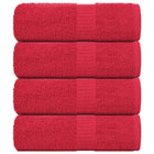 Gastendoekjes 30x50 cm rood 4 stuks