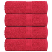 Gastendoekjes 30x50 cm rood 4 stuks