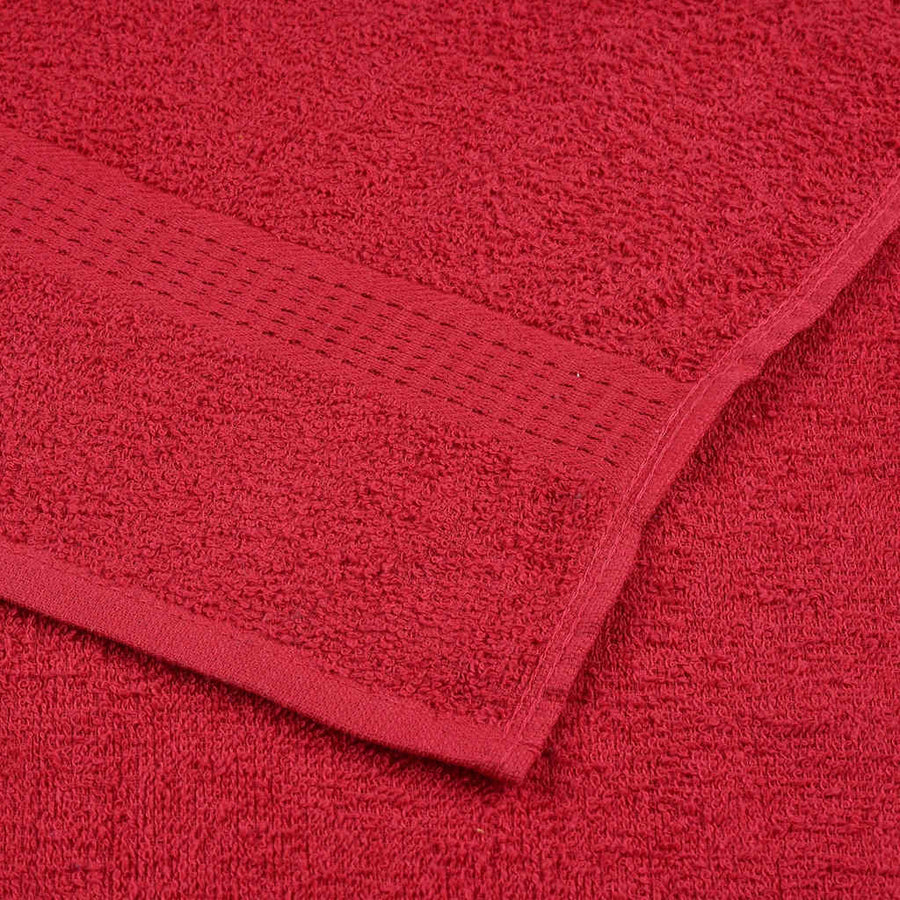 Gastendoekjes 4 st 30x50 cm 360 g/m² 100% katoen rood