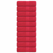 Gastendoekjes 30x50 cm rood 10 stuks