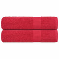 Handdoeken FROGN 2 st 50x100 cm 360 g/m² rood
