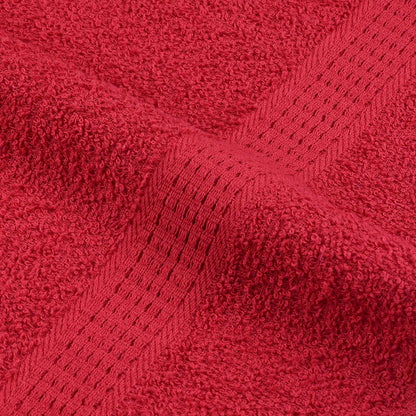 Handdoeken 2 st 50x100 cm 360 g/m² 100% katoen rood