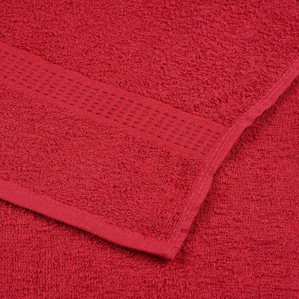 Saunahanddoeken 2 st 80x200 cm 360 g/m² 100% katoen rood