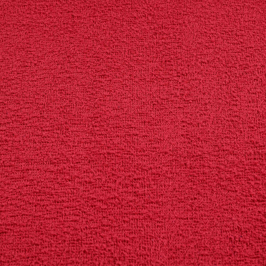 Saunahanddoeken 4 st 80x200 cm 360 g/m² 100% katoen rood