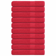 Saunahanddoeken 10 st 80x200 cm rood