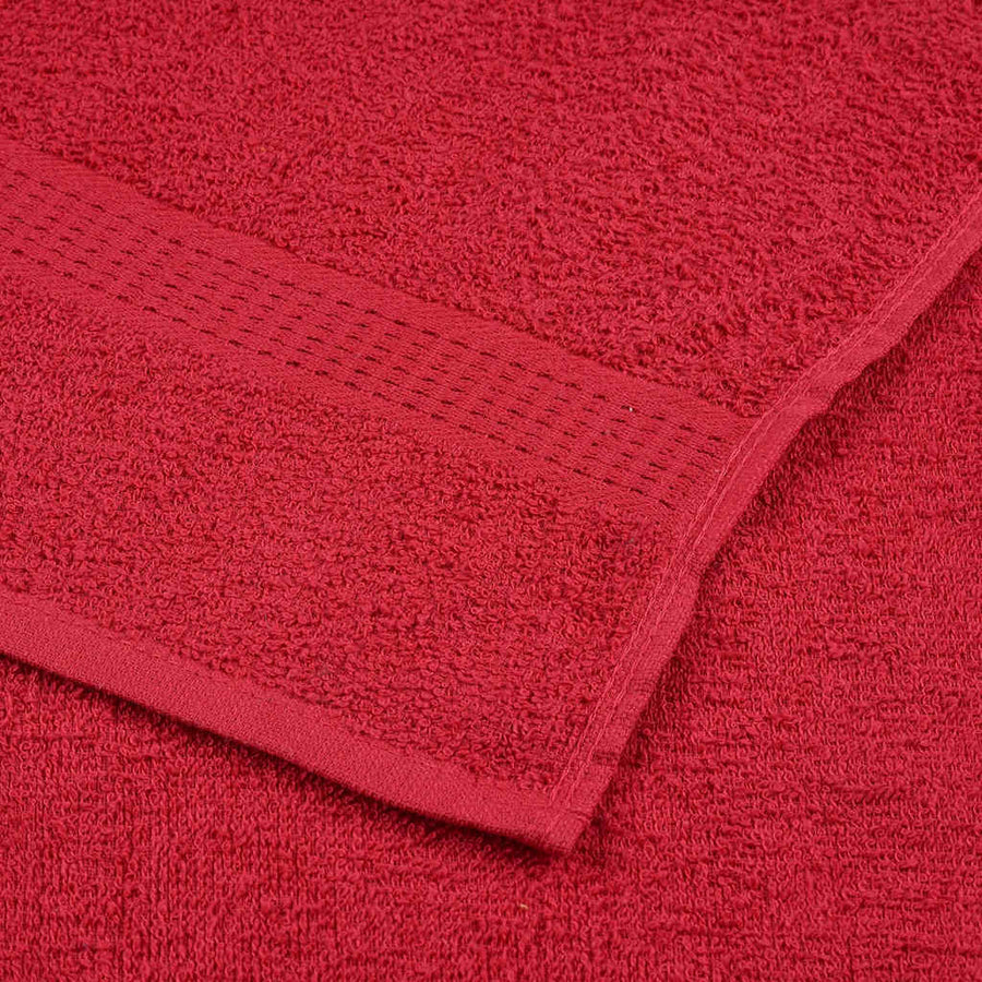 Handdoeken 2 st 100x200 cm 360 g/m² 100% katoen rood