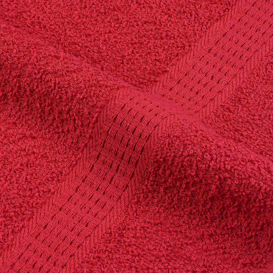 Handdoeken 2 st 100x200 cm 360 g/m² 100% katoen rood