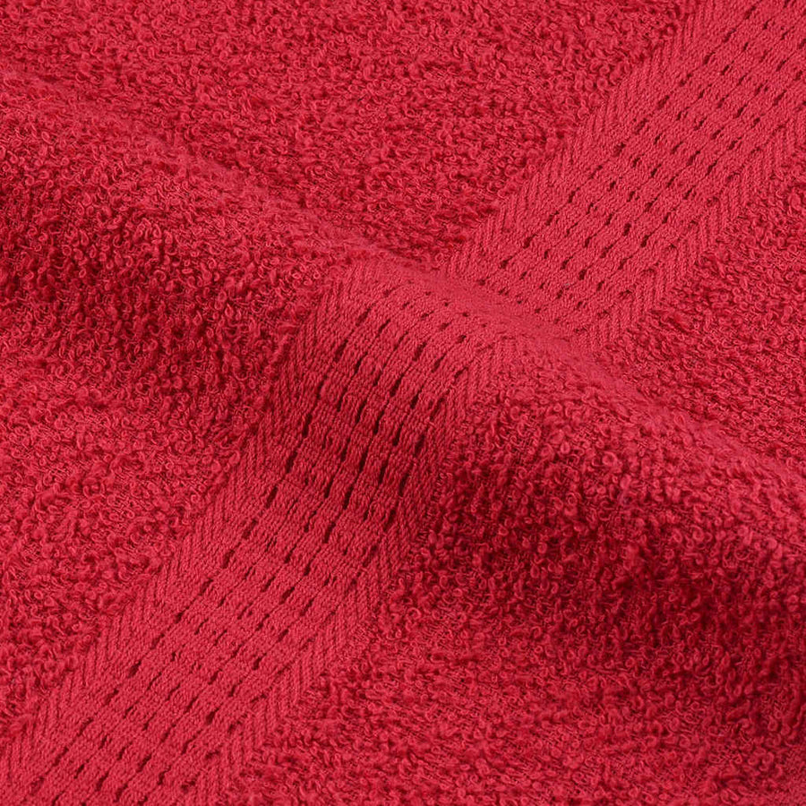 Handdoeken 10 st 100x200 cm 360 g/m² 100% katoen rood