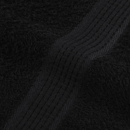 Zeepdoekjes 10 st 30x30 cm 360 g/m² 100% katoen zwart