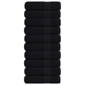 Handdoeken FROGN 10 st 50x100 cm 360 g/m² zwart