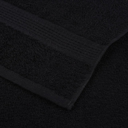 Badhanddoeken 2 st 100x150 cm 360 g/m² 100% katoen zwart