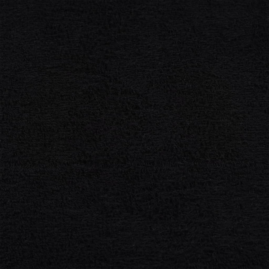 Handdoeken 10 st 100x200 cm 360 g/m² 100% katoen zwart