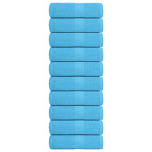 Zeepdoekjes 10 st 30x30 cm 360 g/m² 100% katoen turquoise