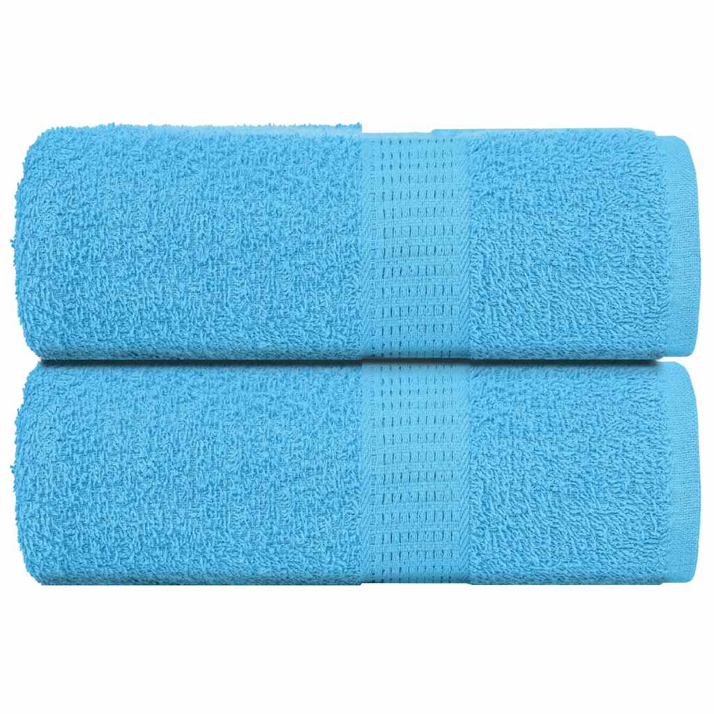 Gastendoekjes 2 st 30x50 cm 360 g/m² 100% katoen turquoise