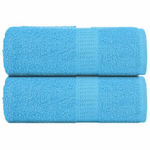 Gastendoekjes 2 st 30x50 cm 360 g/m² 100% katoen turquoise