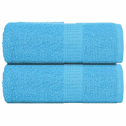 Gastendoekjes 2 st 30x50 cm 360 g/m² 100% katoen turquoise
