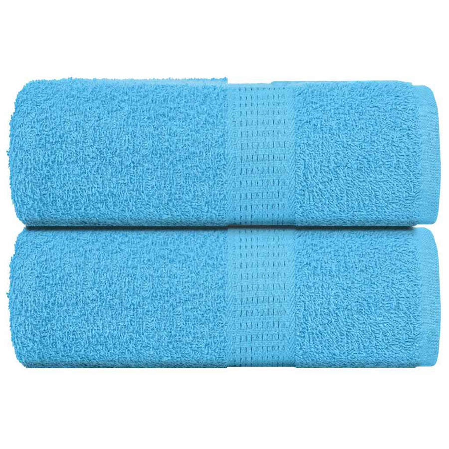 Gastendoekjes 2 st 30x50 cm 360 g/m² 100% katoen turquoise