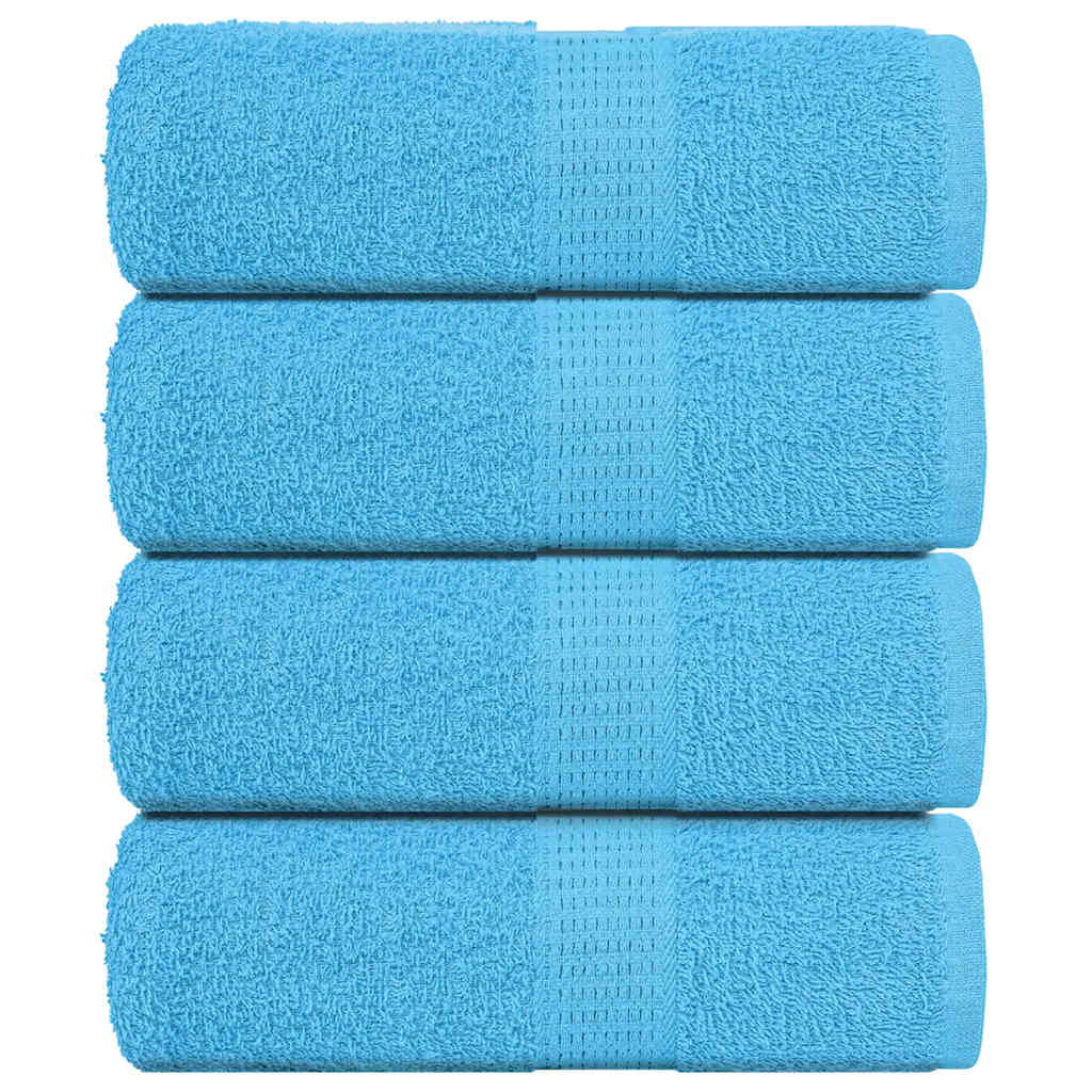 Gastendoekjes 4 st 30x50 cm 360 g/m² 100% katoen turquoise