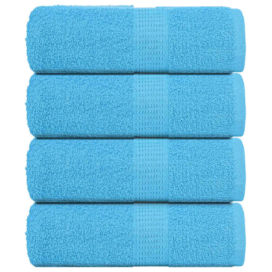 Gastendoekjes 4 st 30x50 cm 360 g/m² 100% katoen turquoise