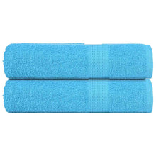 Handdoeken 2 st 50x100 cm 360 g/m² 100% katoen turquoise