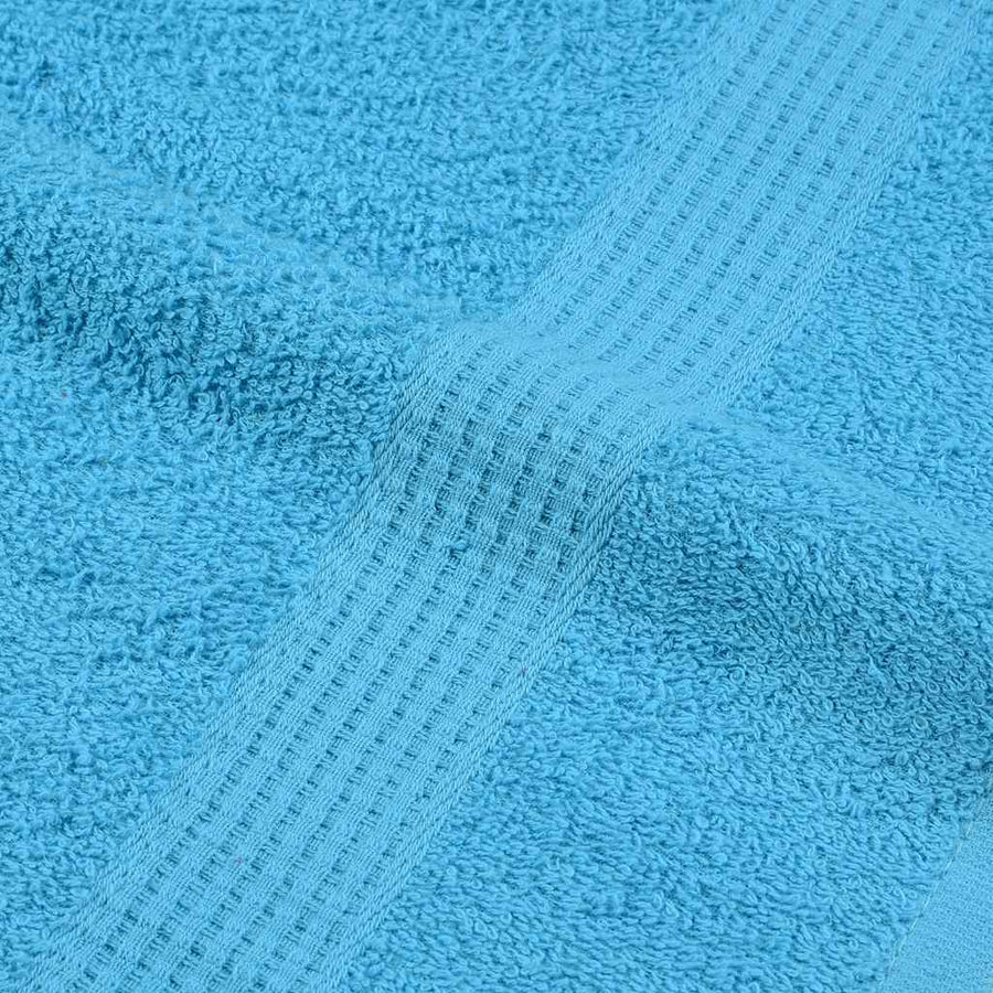 Handdoeken 2 st 50x100 cm 360 g/m² 100% katoen turquoise