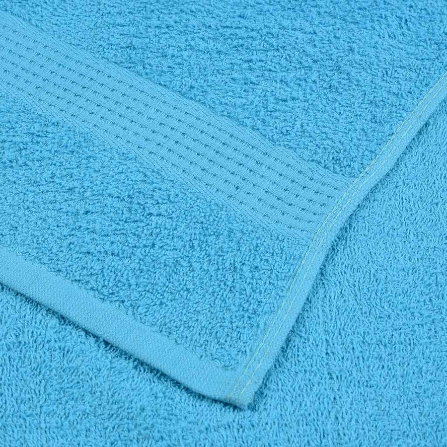 Handdoeken 10 st 50x100 cm 360 g/m² 100% katoen turquoise