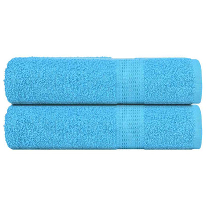 Badhanddoeken FROGN 2 st 100x150 cm 360 g/m² turquoise