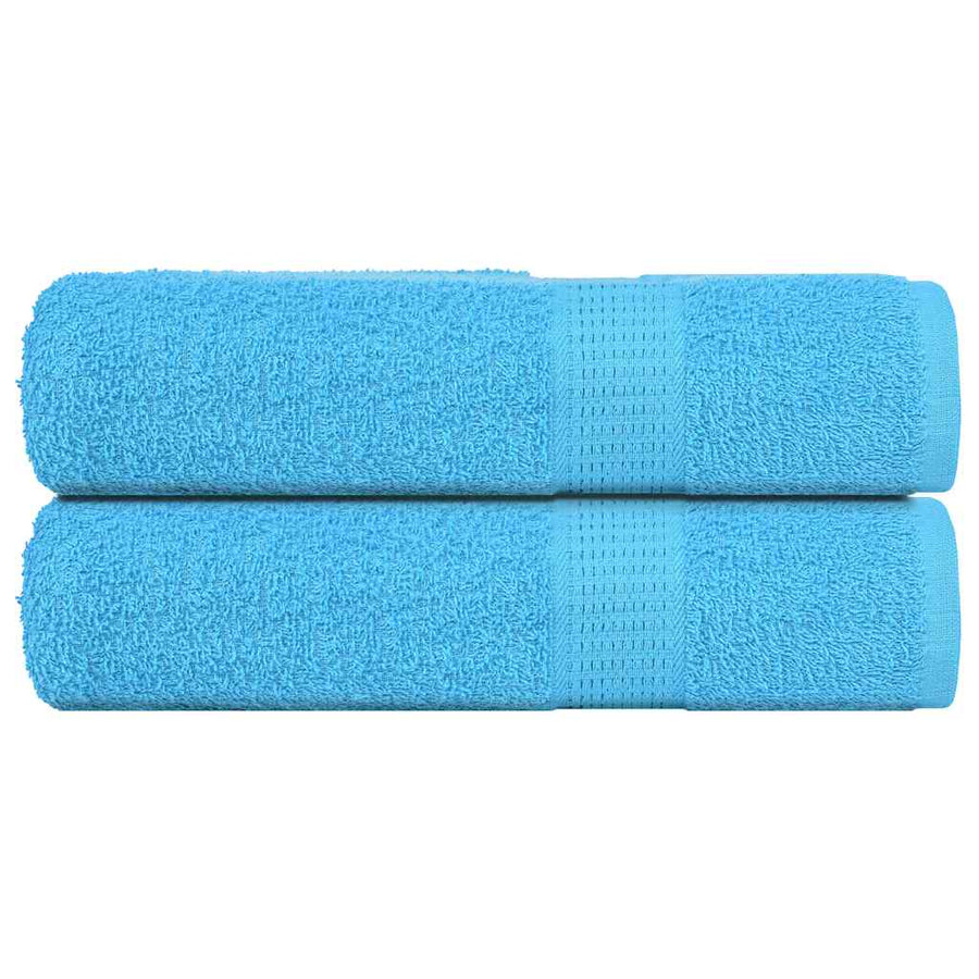 Badhanddoeken FROGN 2 st 100x150 cm 360 g/m² turquoise