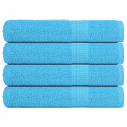 Saunahanddoeken FROGN 4 st 80x200 cm turquoise