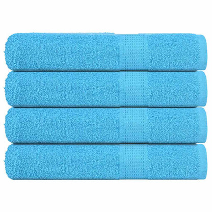 Saunahanddoeken FROGN 4 st 80x200 cm 360 g/m² turquoise