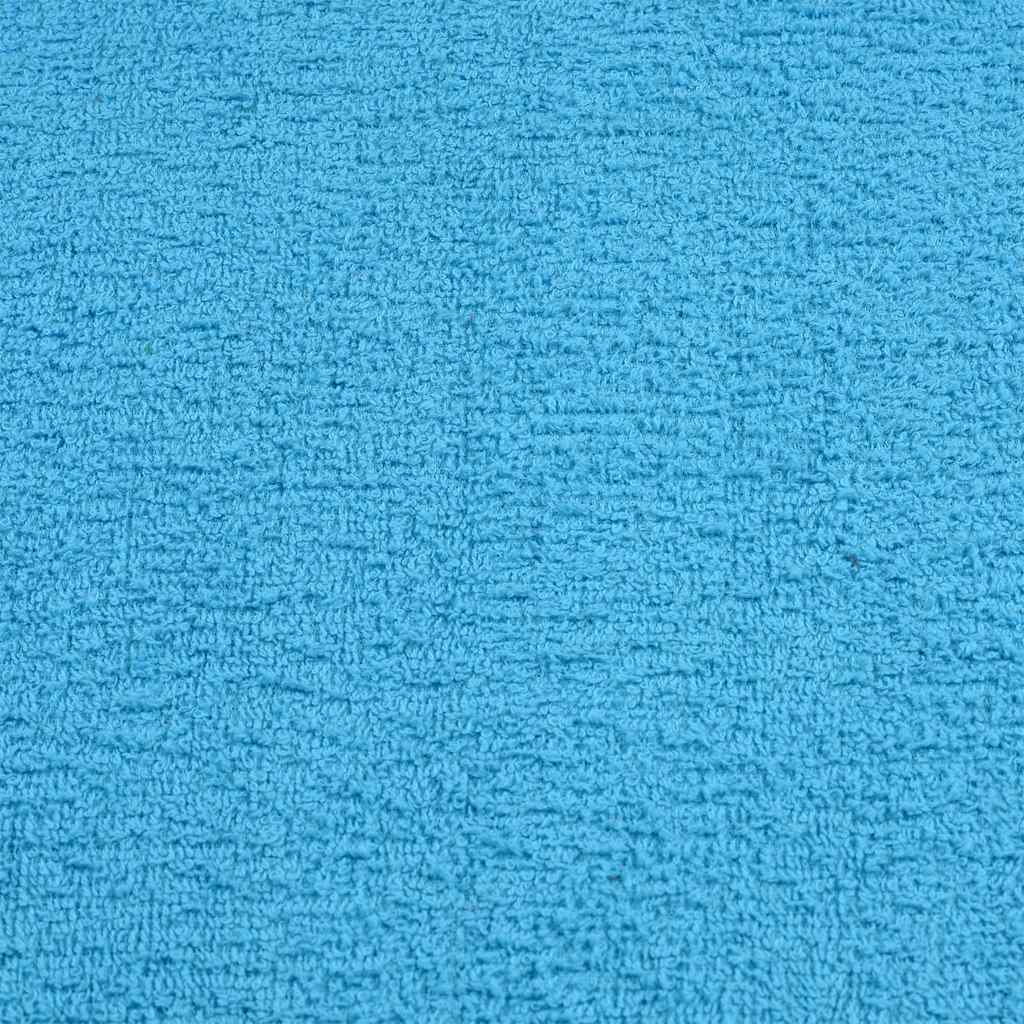 Saunahanddoeken FROGN 4 st 80x200 cm 360 g/m² turquoise