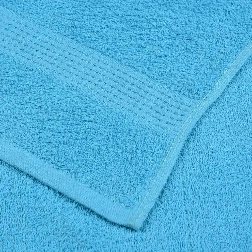 Saunahanddoeken FROGN 10 st 80x200 cm 360 g/m² turquoise