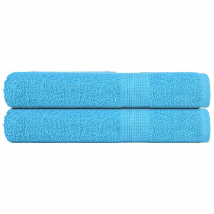 Handdoeken FROGN 2 st 100x200 cm 360 g/m² turquoise