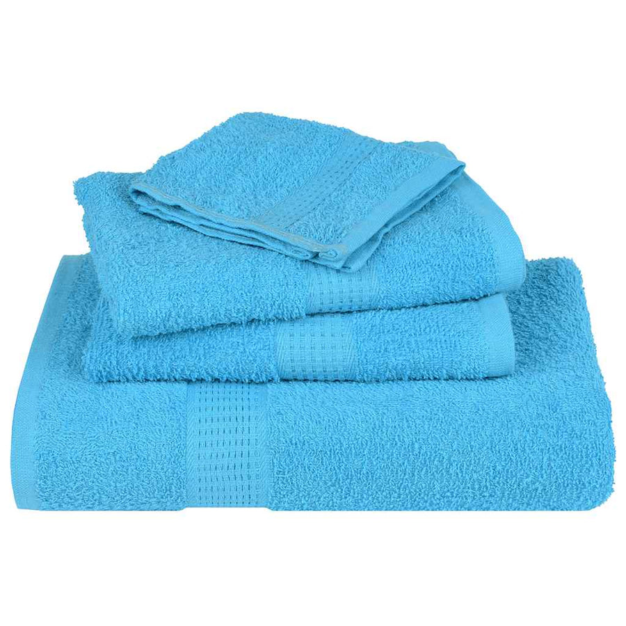 Handdoeken FROGN 2 st 100x200 cm 360 g/m² turquoise