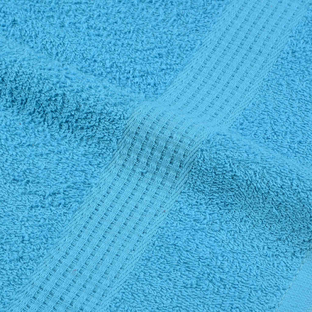 Handdoeken 10 st 360 g/m² 100x200 cm 100% katoen turquoise