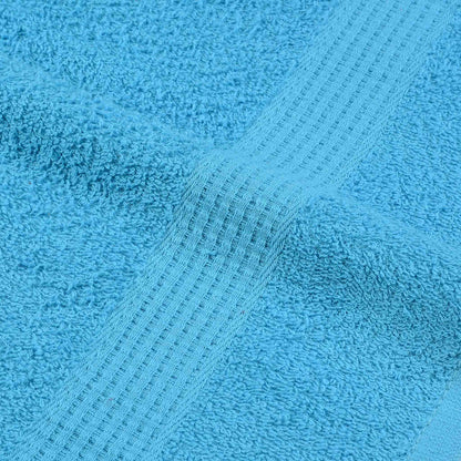 Handdoeken 10 st 360 g/m² 100x200 cm 100% katoen turquoise