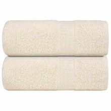 Gastendoekjes 2 st 30x50 cm 360 g/m² 100% katoen crèmekleurig