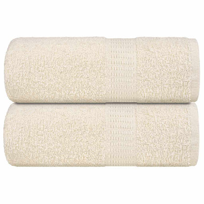 Gastendoekjes 2 st 30x50 cm 360 g/m² 100% katoen crèmekleurig