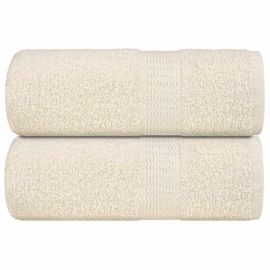 Gastendoekjes 2 st 30x50 cm 360 g/m² 100% katoen crèmekleurig