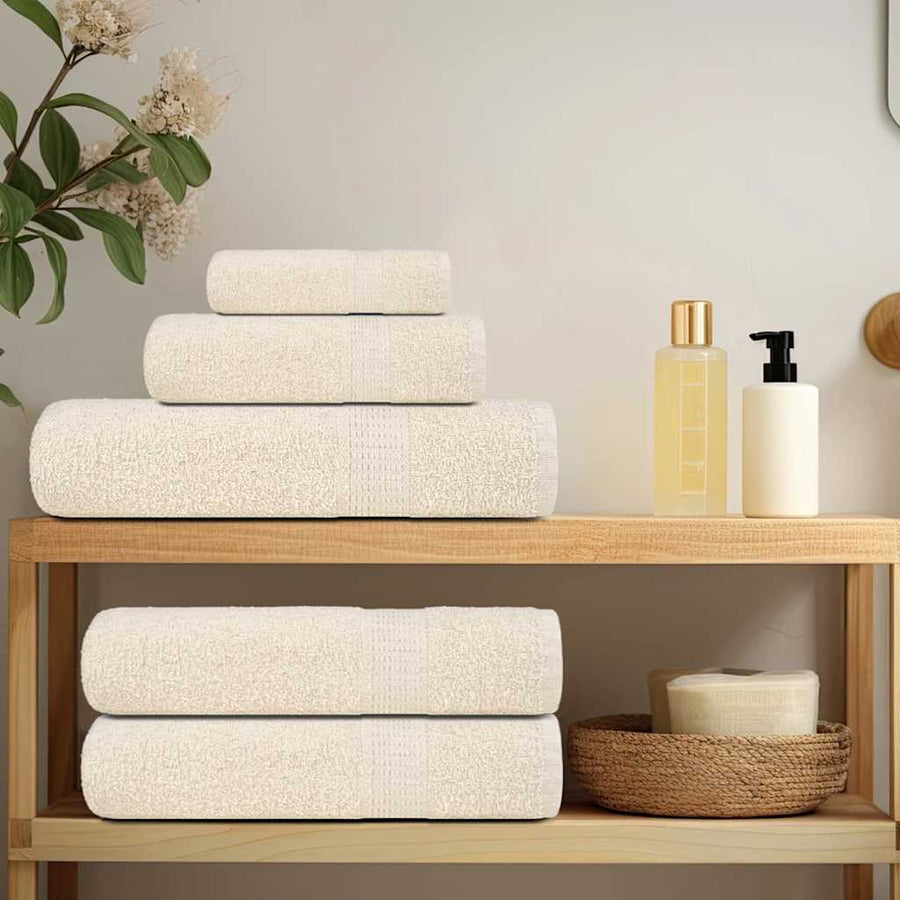 Gastendoekjes 2 st 30x50 cm 360 g/m² 100% katoen crèmekleurig