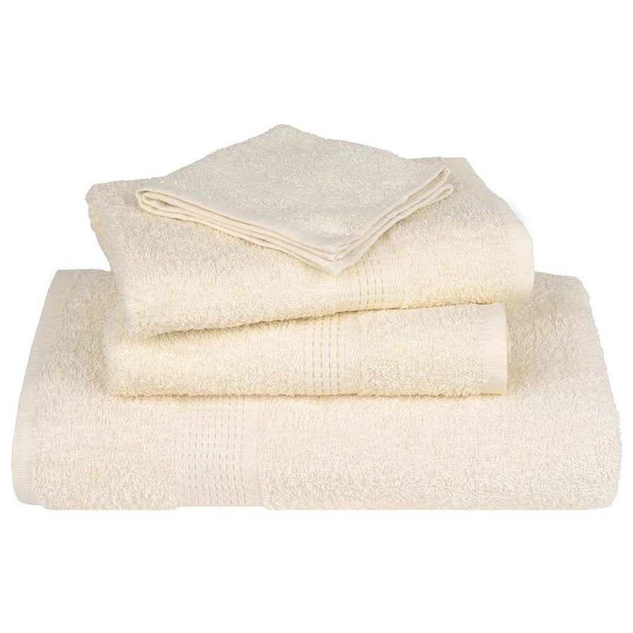 Gastendoekjes 2 st 30x50 cm 360 g/m² 100% katoen crèmekleurig