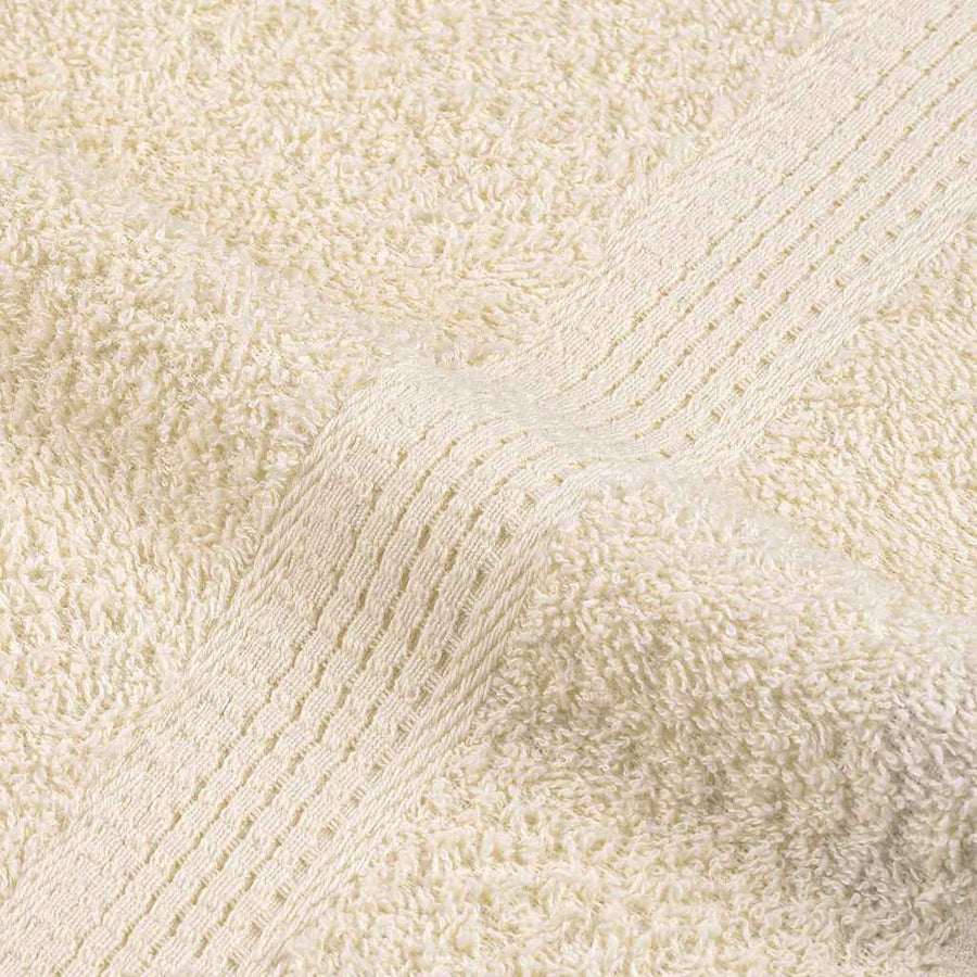 Gastendoekjes 4 st 30x50 cm 360 g/m² 100% katoen crèmekleurig