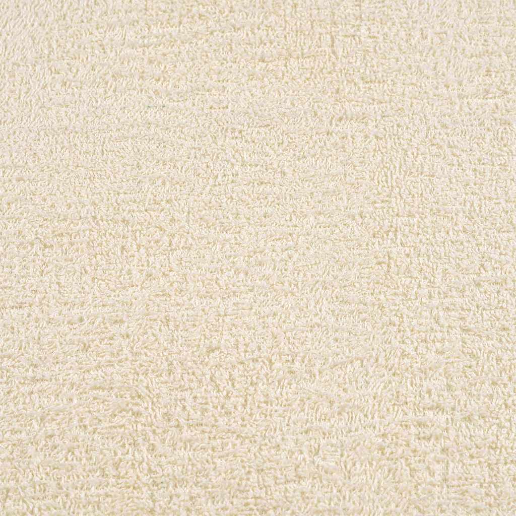 Gastendoekjes 10 st 30x50 cm 360 g/m² 100% katoen crèmekleurig