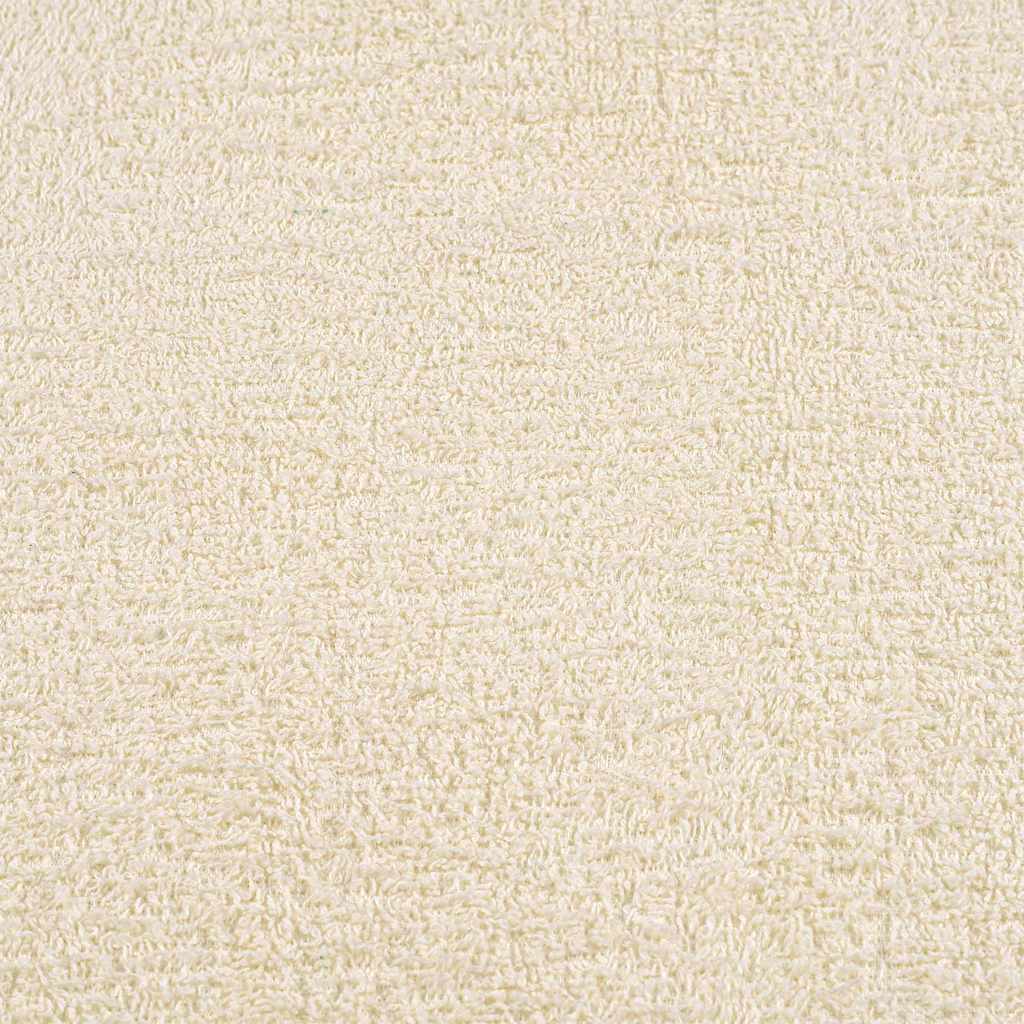 Handdoeken 2 st 50x100 cm 360 g/m² 100% katoen crèmekleurig