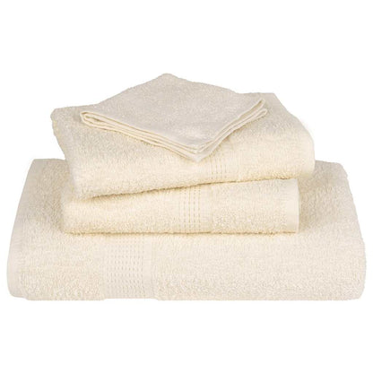 Handdoeken 360 G/M² 100% Katoen Kleurig Crème 4 50 x 100 cm